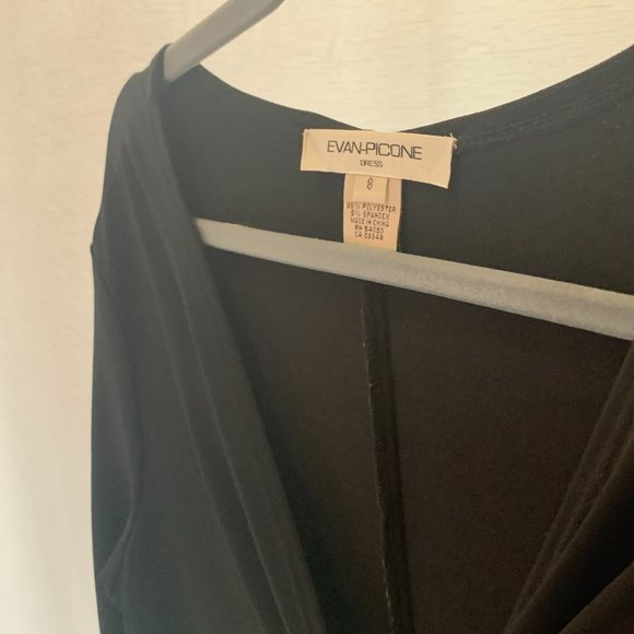 EVAN PICONE dress - black- size 8 - Picture 4 of 6